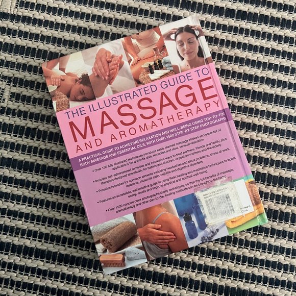 The Illustrated Guide to Massage & Aromatherapy Hardcover Book - Picture 3 of 5